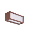 UTAH * APLIQUE EXTERIOR CORTEN IP65 - 1L*E27